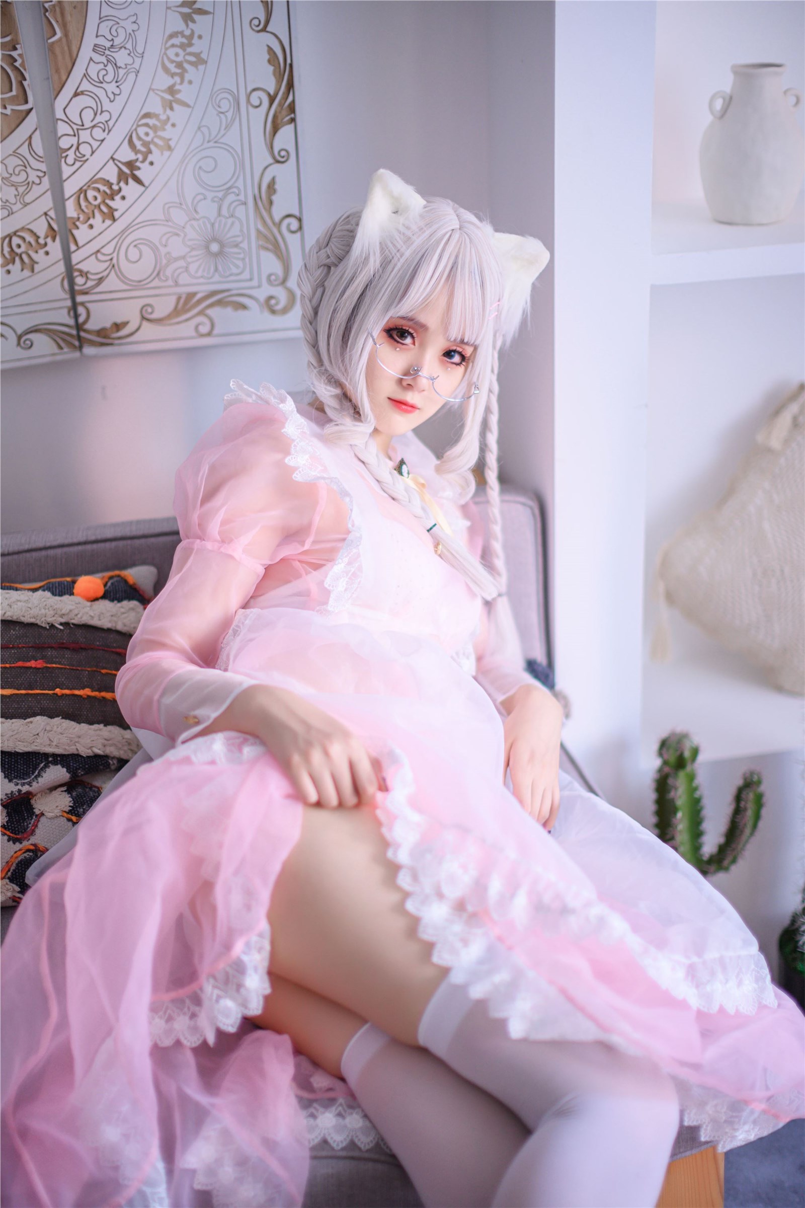 Chu Chu - Pink transparent maid(11)